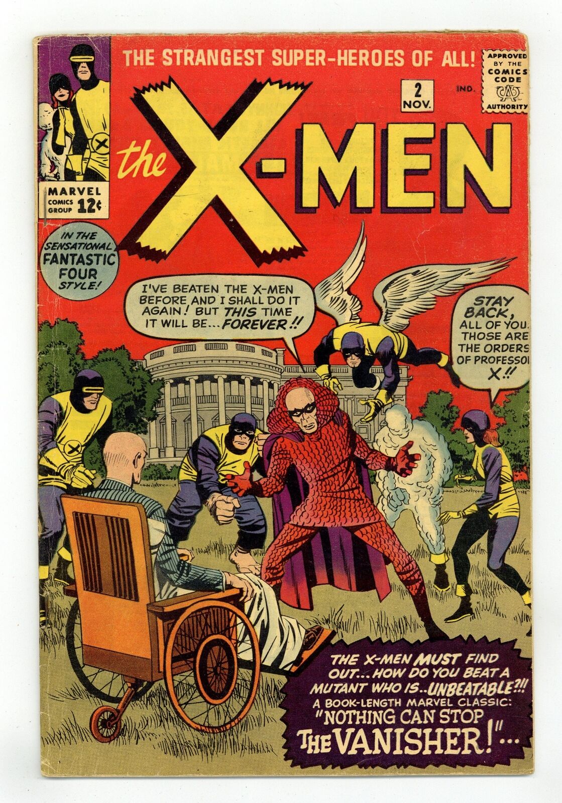 Uncanny X-Men #2 VG- 3.5 TRIMMED 1963