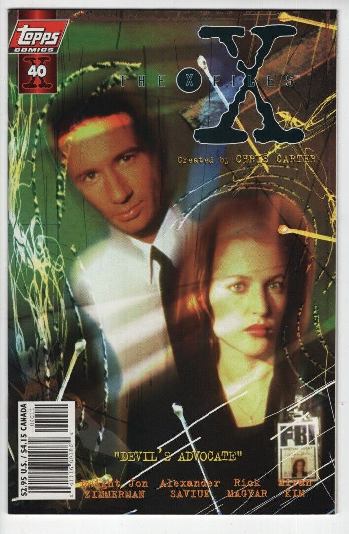 THE X-FILES #40 TOPPS COMIC BOOK FOX MULDER DANA SCULLY TV SHOW SERIES MOVIES