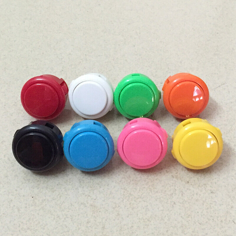 8pcs Original Sanwa OBSF-30 Push Button For Arcade Game DIY 13 Colors Available