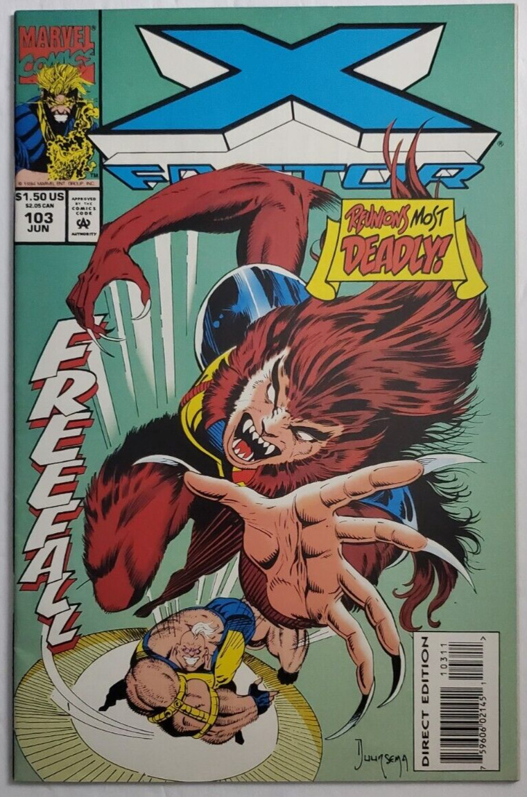 X-Factor #103 June 1994 Marvel Comics Jan Duursema Cover