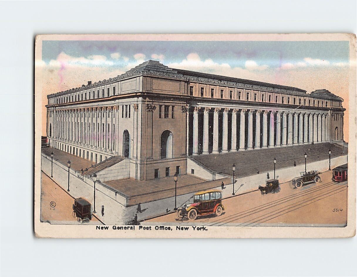 Postcard New General Post Office New York USA