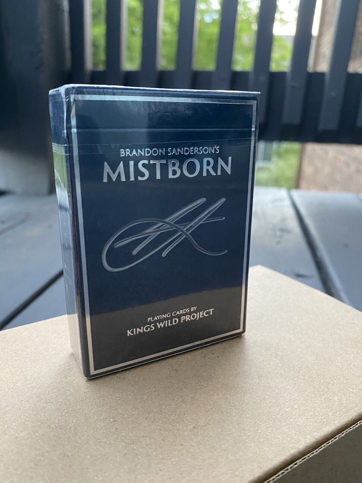 Mistborn Playing Card Prototypes by Kings Wild — Signed By Brandon Sanderson