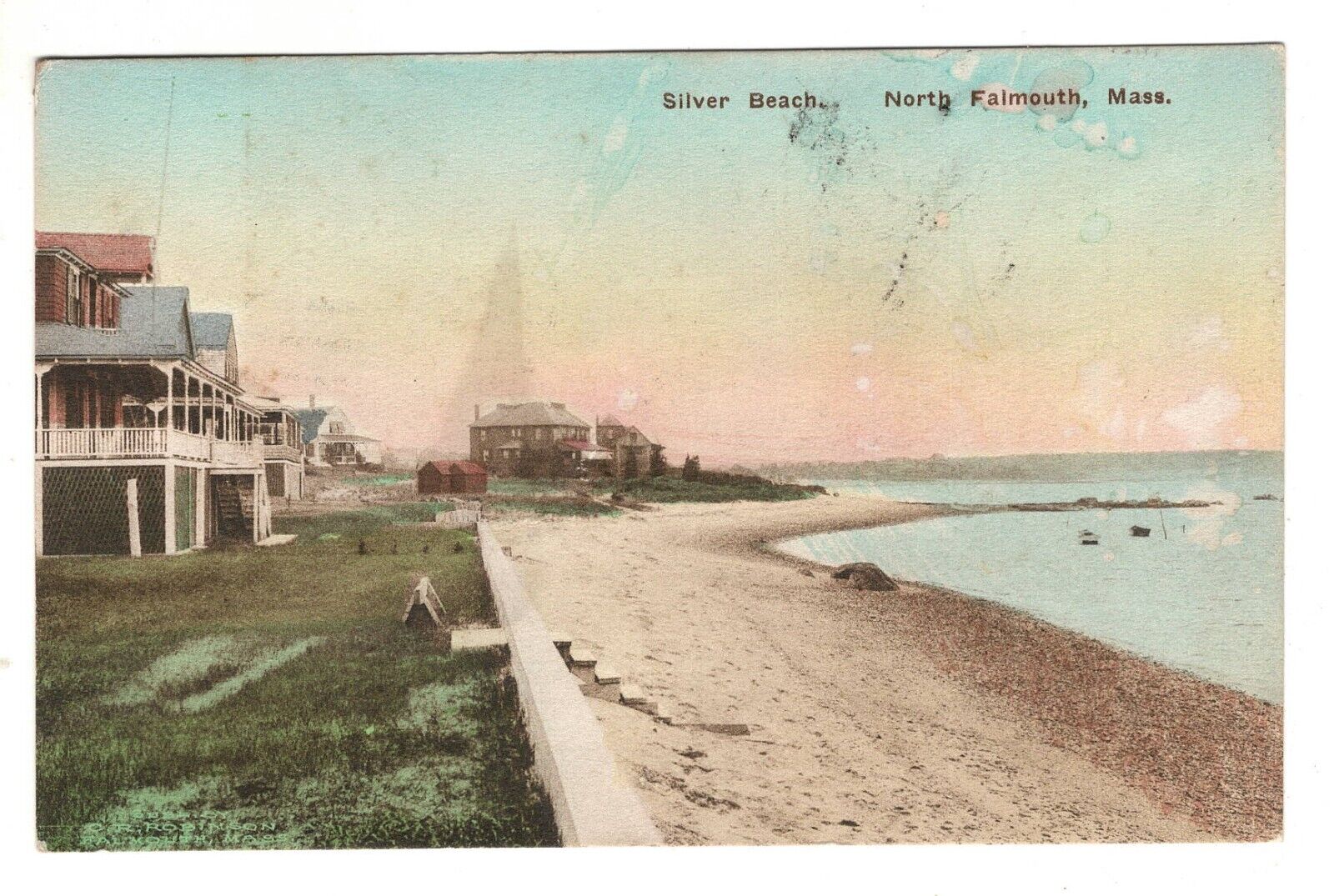 Postcard Silver Beach North Falmouth Massachusetts