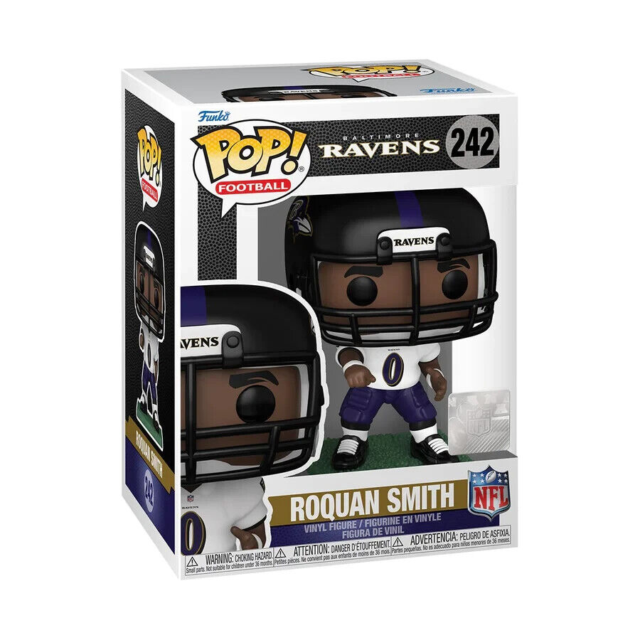 Funko Pop NFL Baltimore Ravens Roquan Smith Figure w/ Protector