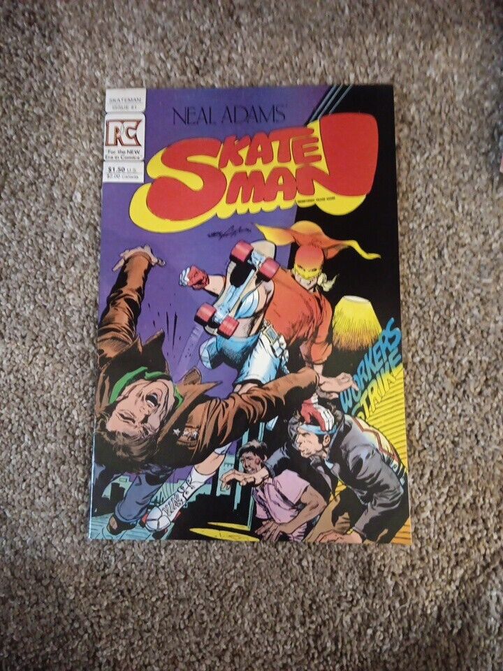 Skateman #1 (Nov 1983, Pacific Comics) Neal Adams