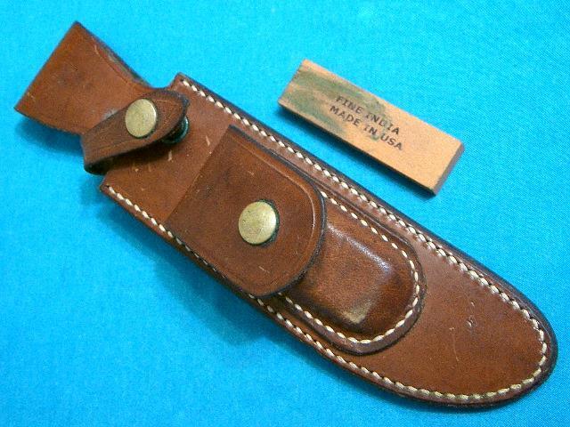RARE RANDALL KNIVES #1-7 SHEATH W/STONE 4 HUNTING SKINNING SURVIVAL BOWIE KNIFE