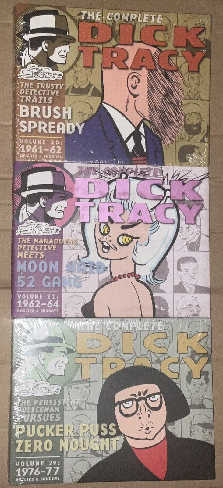 The Complete Dick Tracy Chester Gould Vol 2, 10, 11, 14, 20, 21, 27, 29 HC IDW