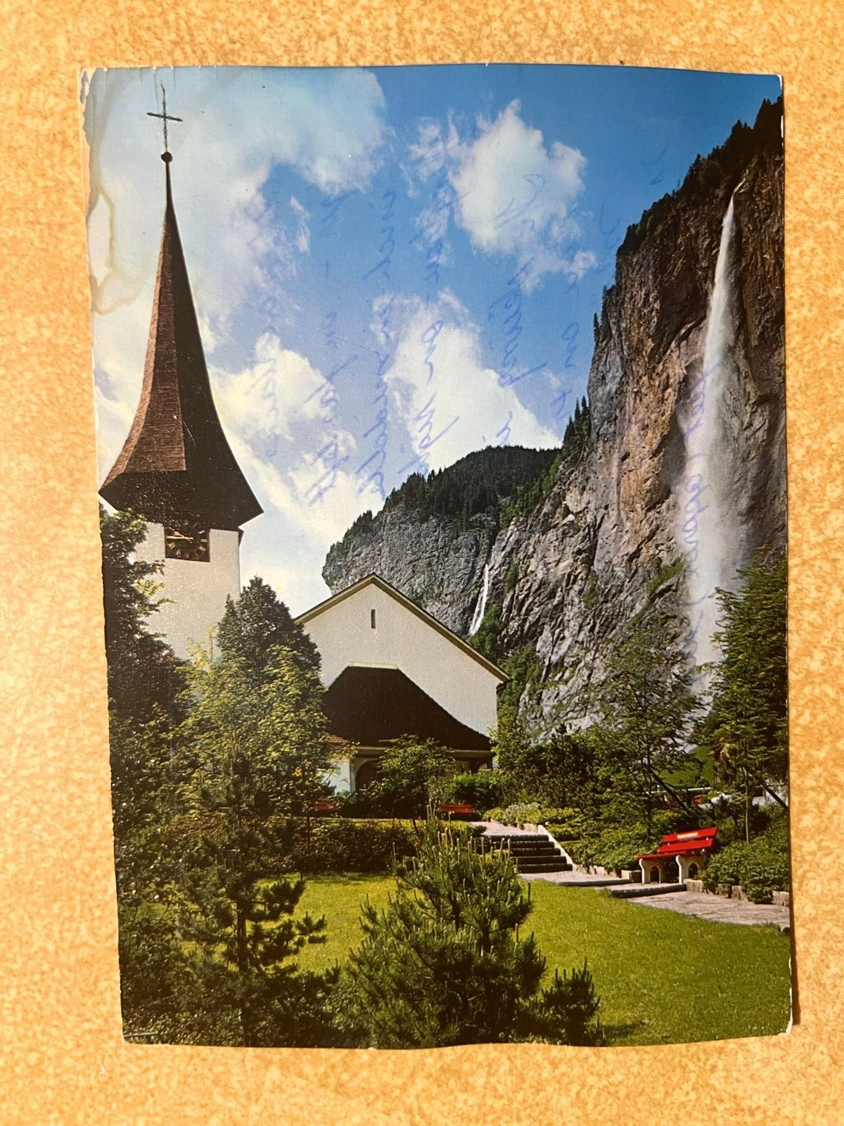 Postcards ~ 3467 ~ Lauterbrunnen mit Staubbach ~ USED