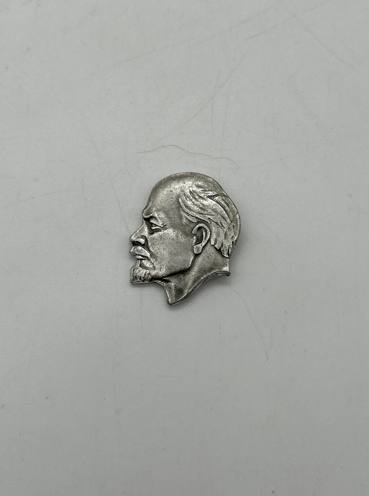 Soviet Union Vladimir Lenin Portrait Communist USSR Pin Badge Vintage 1.25x1”