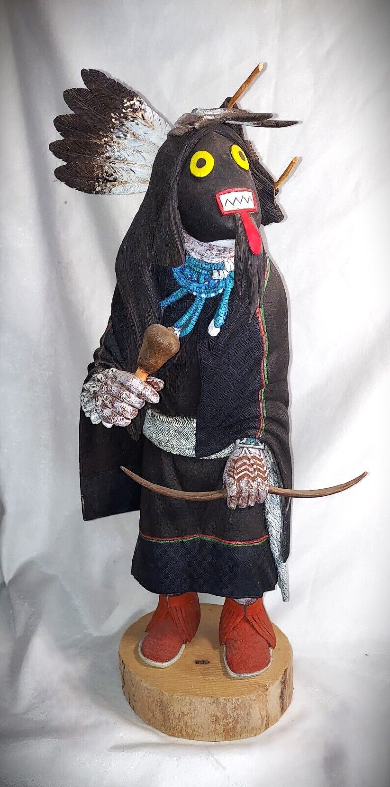 The Hopi Warrior Maiden Kachina by Neil R. David, Sr. 1990