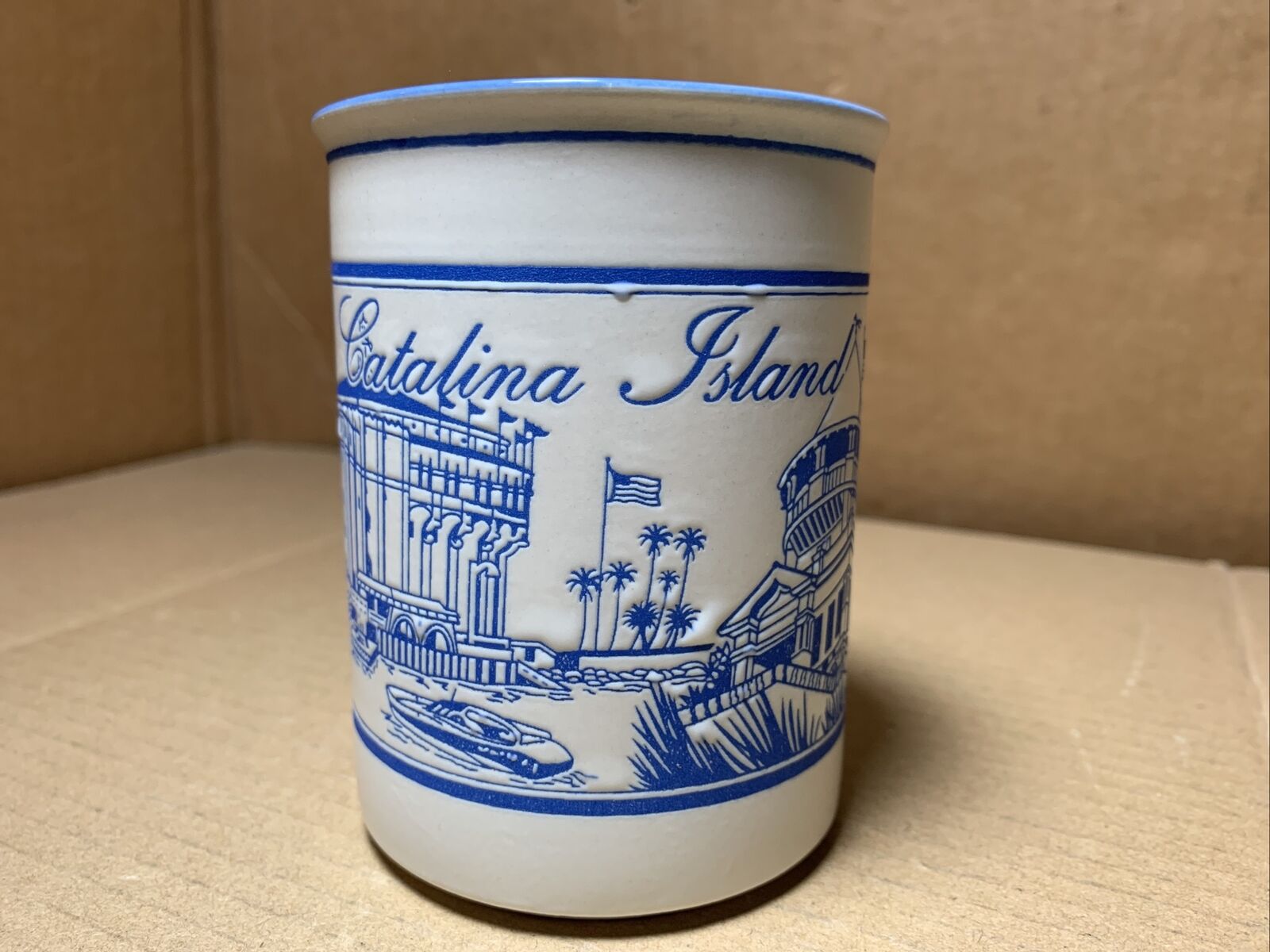 Vintage MICO Catalina Island California Souvenir Coffee Mug Ceramic Cup