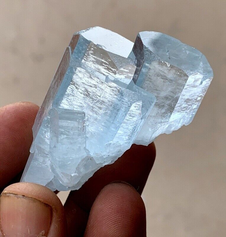 295 Carats  beautiful  Aquamarine Crystal Specimen from Nagar Pakistan