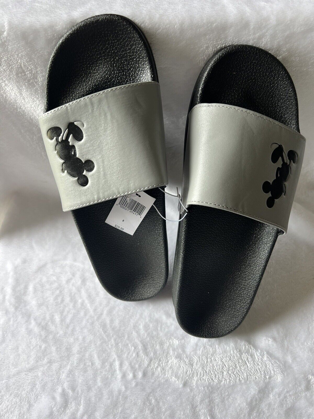 Disney Mickey Mouse Slides Women Size 8 New With Tags 