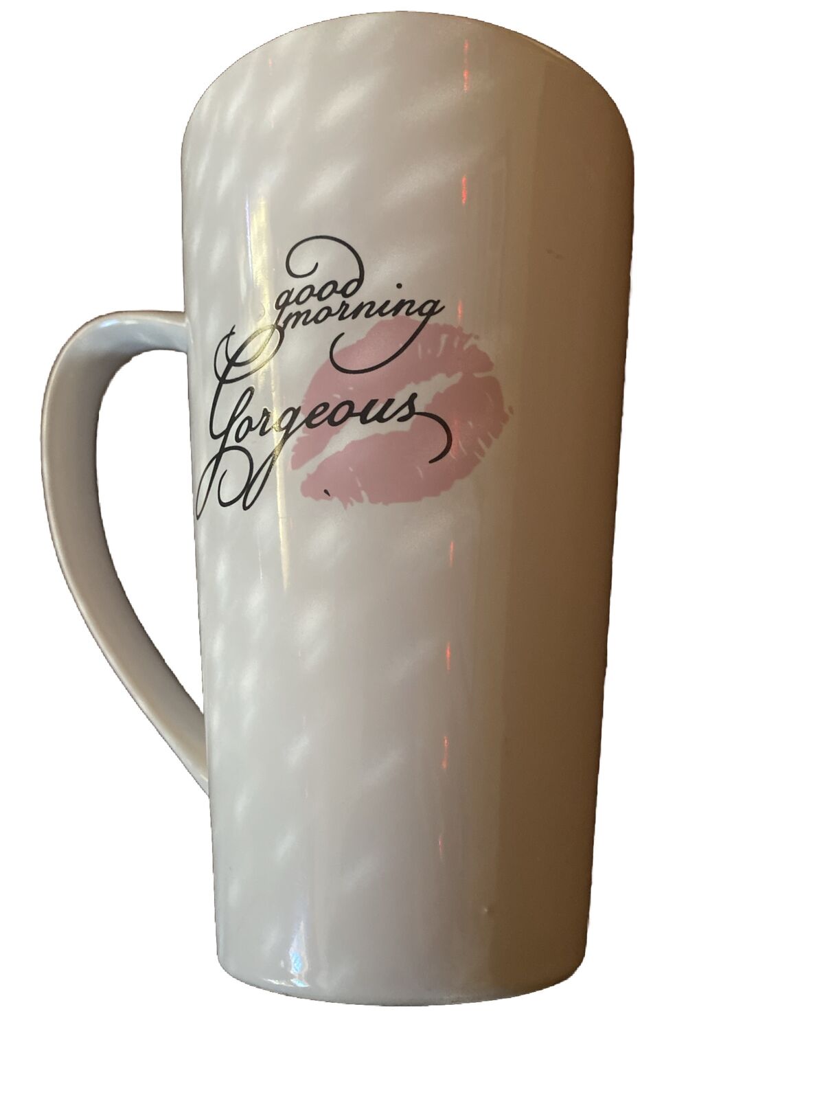 Good Morning Gorgeous Kiss Jumbo Coffee Mug