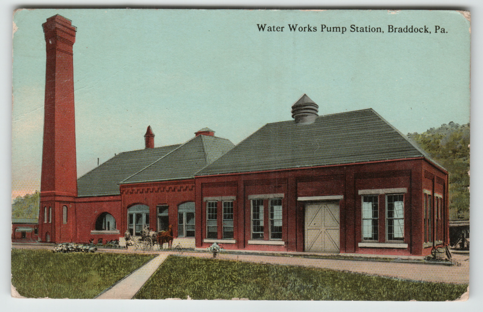 Postcard Water Works Pump Station in Braddock, PA.