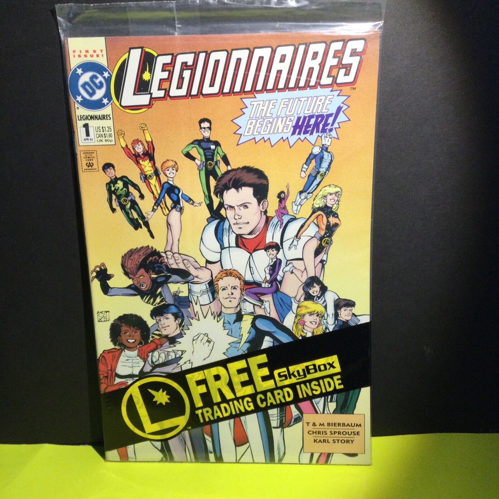 LEGIONNAIRES  #1  DC  Comics 1993 Factory Sealed With Trading Card DC