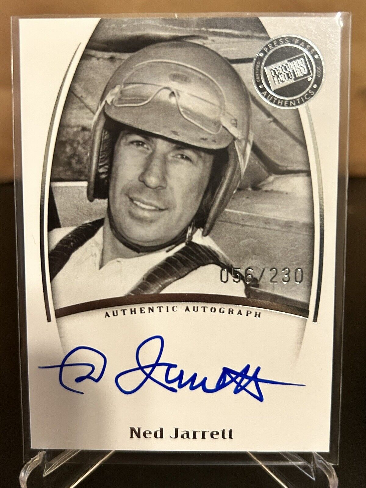 2007 Press Pass Legends Ned Jarrett Authentic Autograph /230