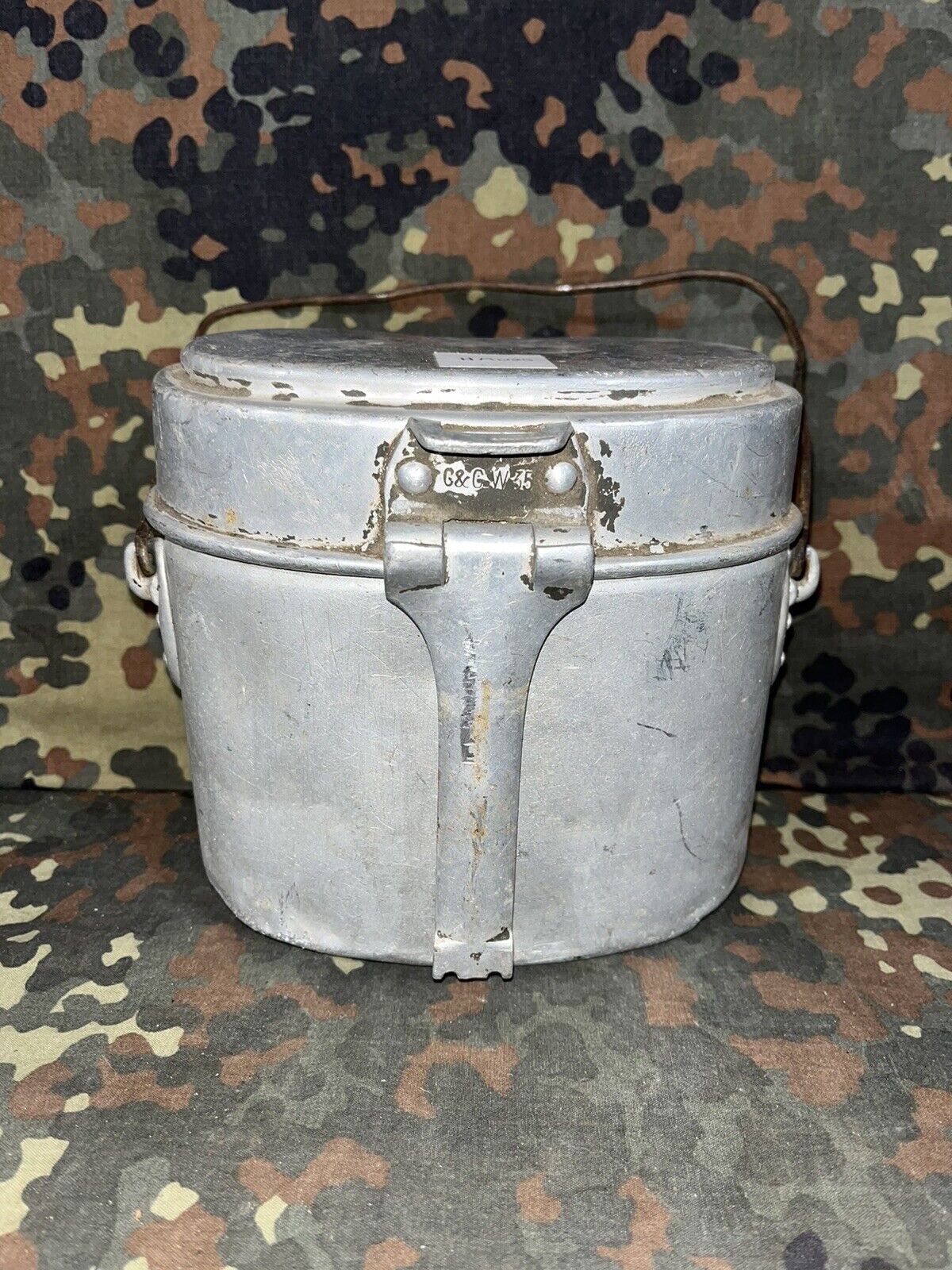 Original WW2 German Wehrmacht Uniform Mess Tin Kit Marked G&CW 1935