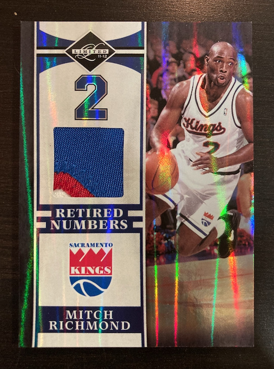 MITCH RICHMOND 2011 LIMITED RETIRED NUMBERS PATCH 02/25