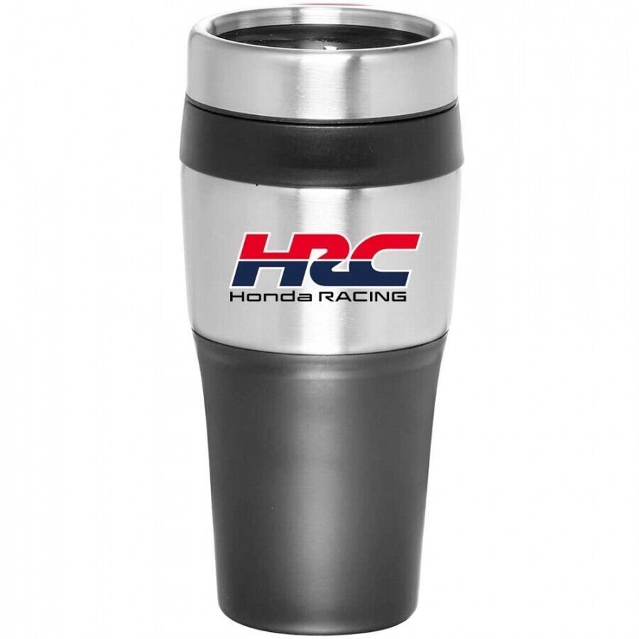 HRC Honda Racing Travel Mug Black/Silver