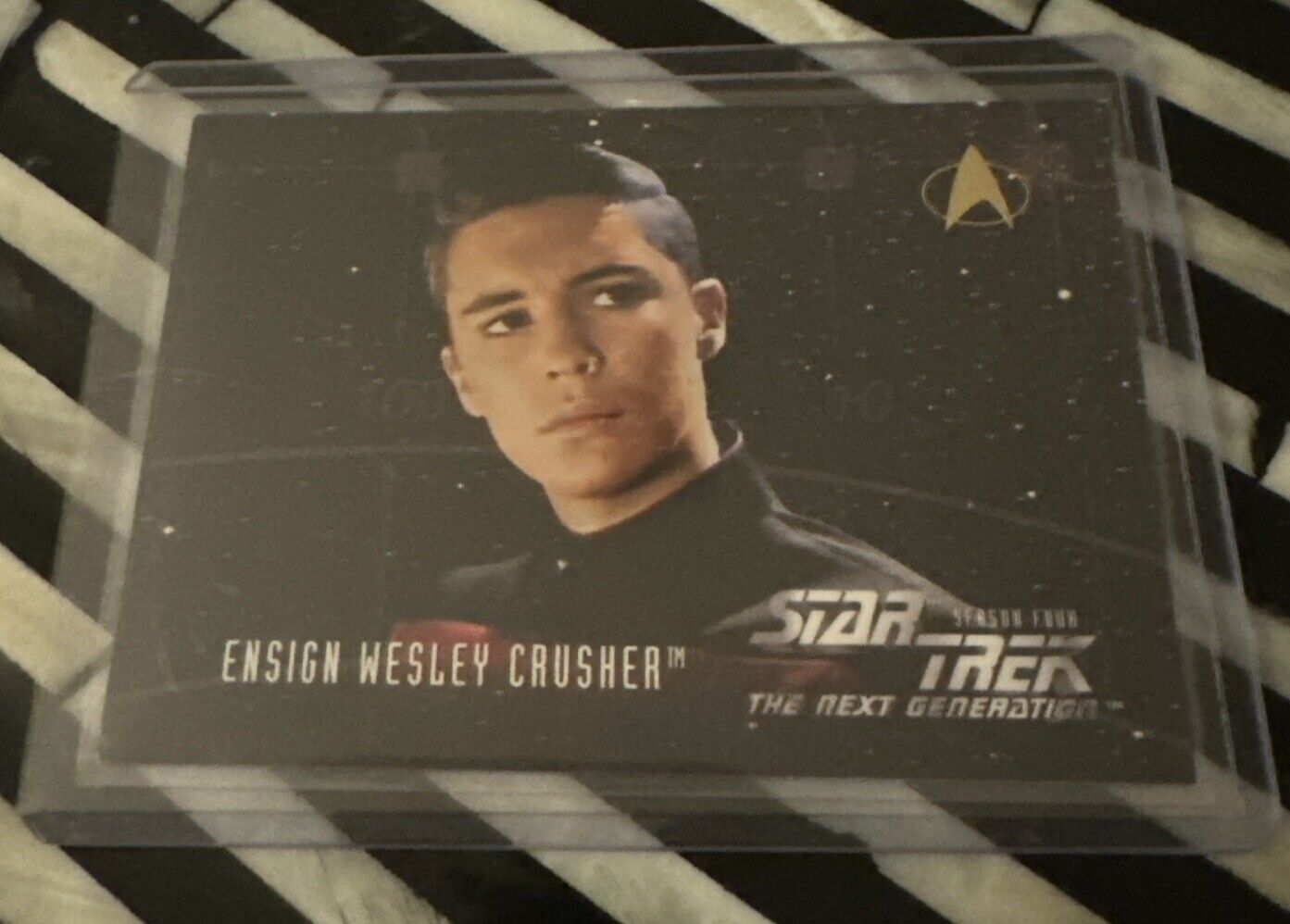 STAR TREK THE NEXT GENERATION TRADING CARD WESLEY CRUSHER / WILL WHEATON 417