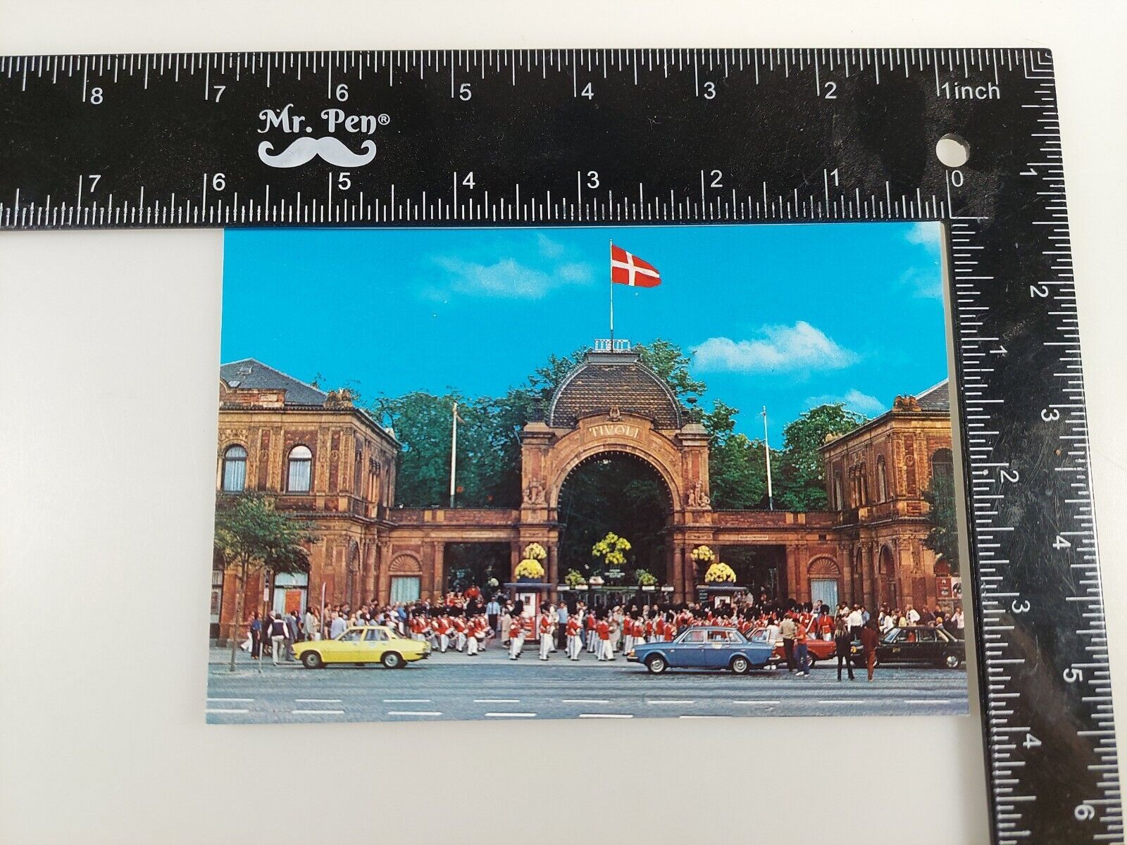 Tivoli Main Entrance Copenhagen Denmark 1980\'s VTG Postcard  