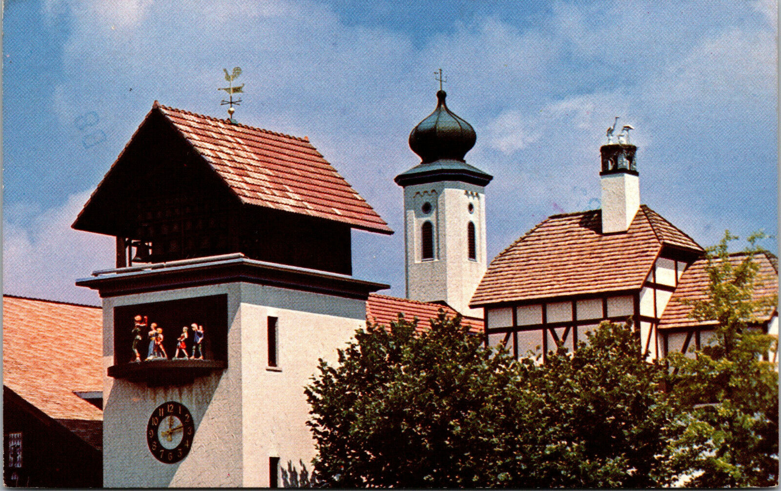 Vtg 1980s Frankenmuth Bavarian Inn Michigan MI Postcard