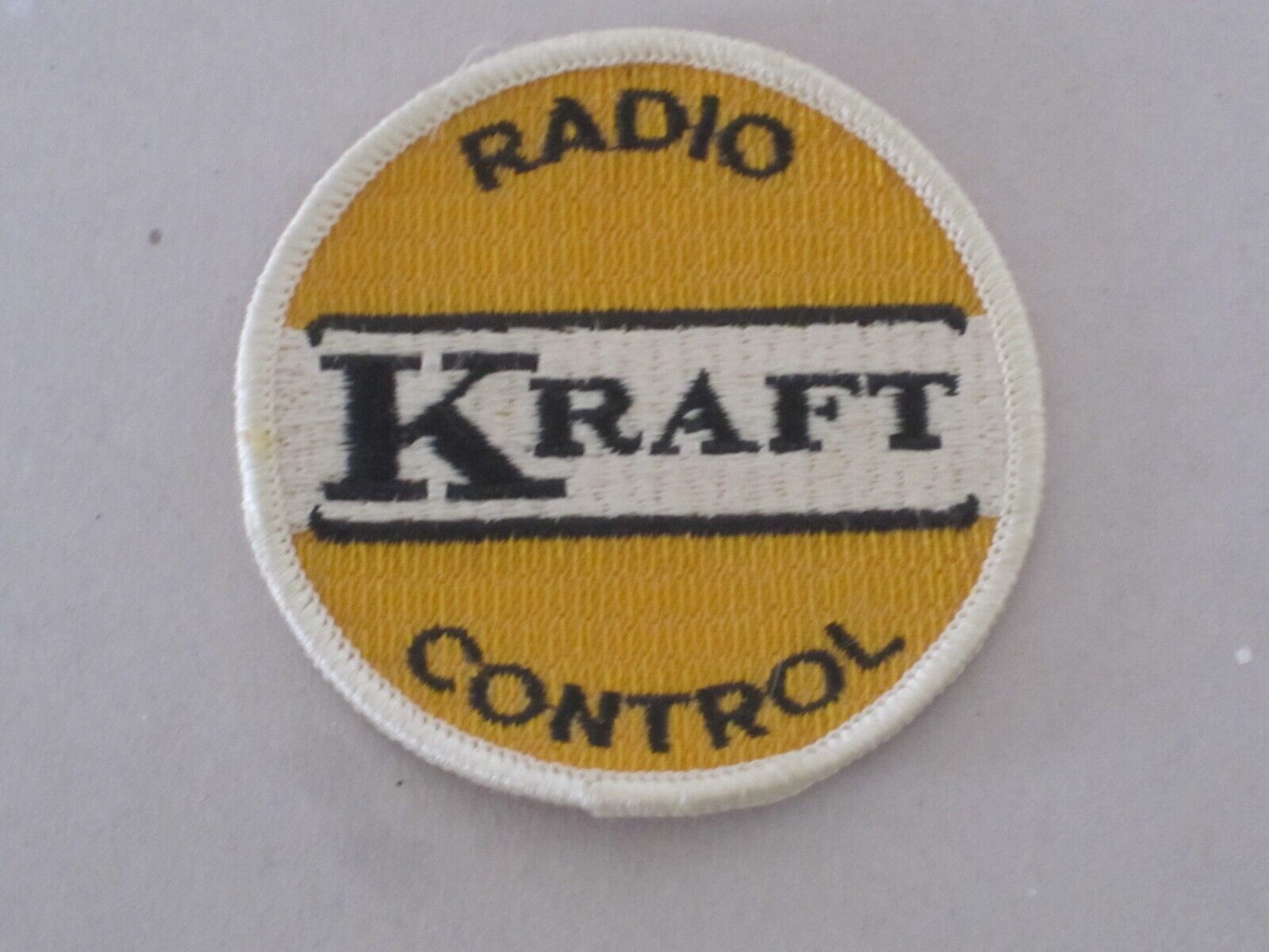 Vintage Kraft Radio Control Sew On Patch