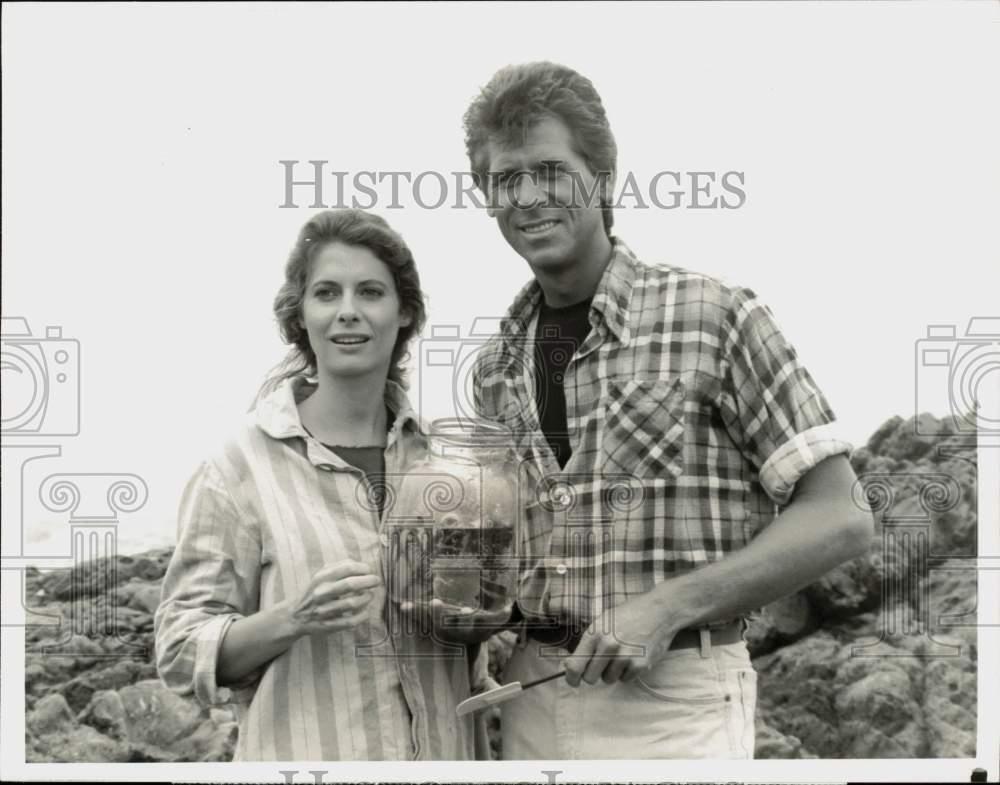 1983 Press Photo Kathryn Harrold and Barry Bostwick in \