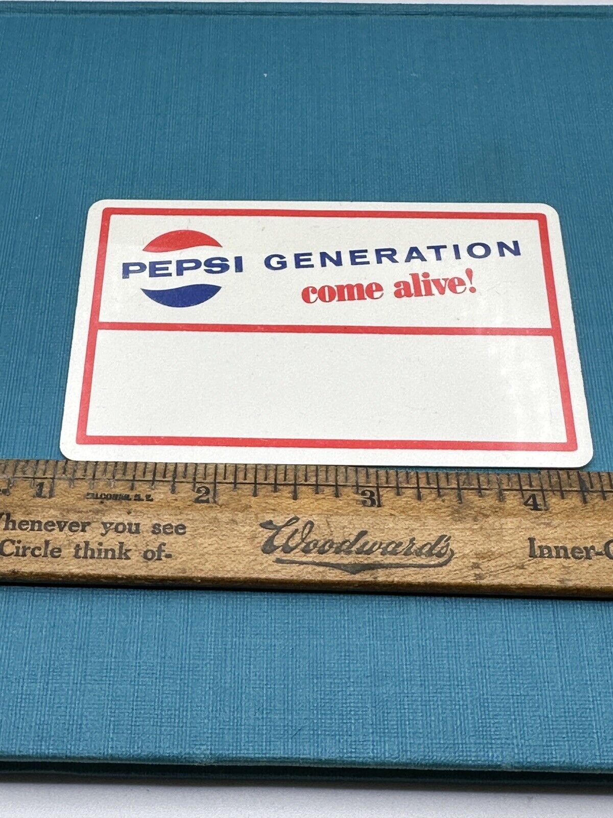 Vtg 1963 Advertising Pepsi Cola Pepsi Generation Membership Card Soda Pop