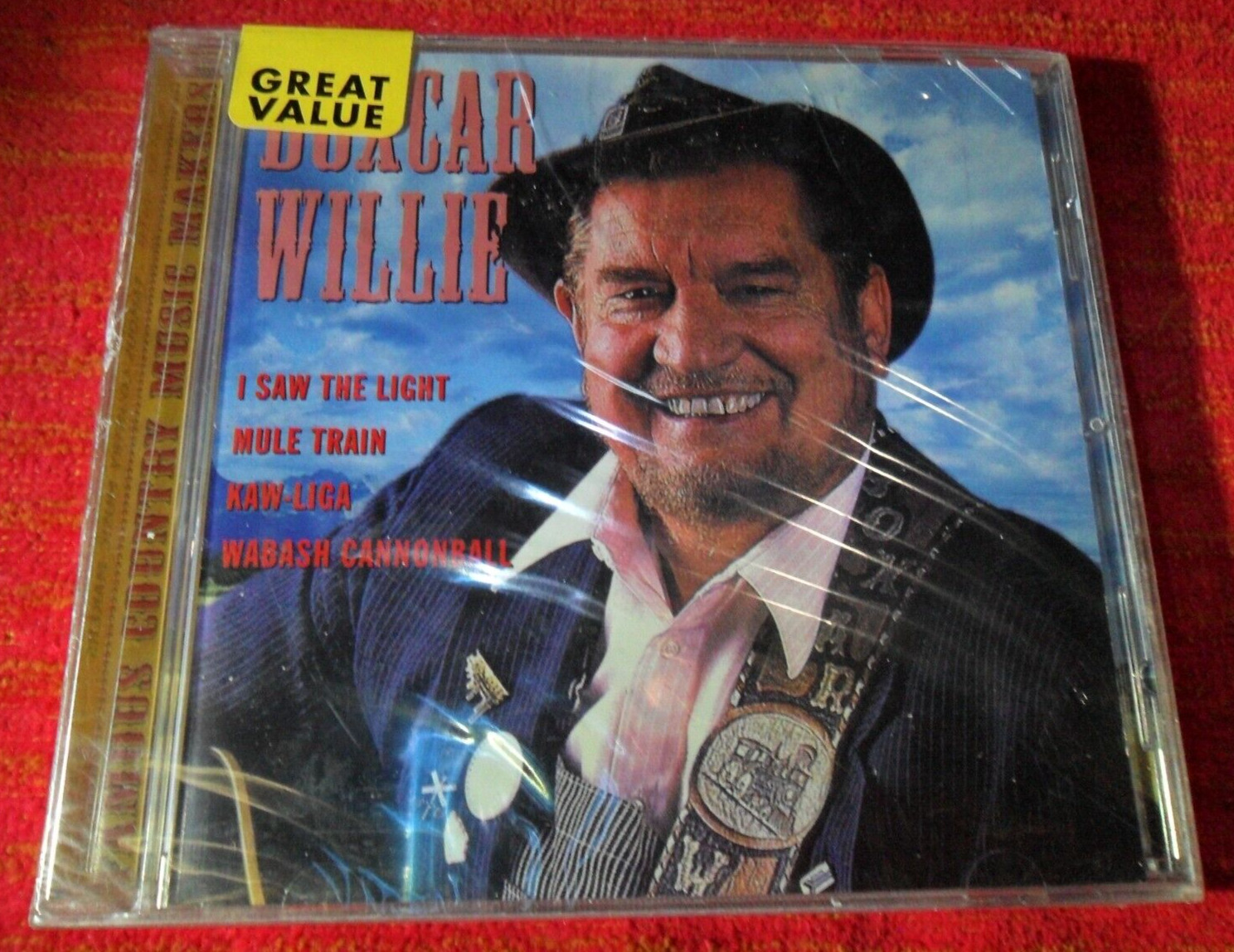 2001 BOXCAR WILLIE LIVE 1982 FAMOUS COUNTRY MUSIC CD - RARE NEW & SEALED ENGLAND