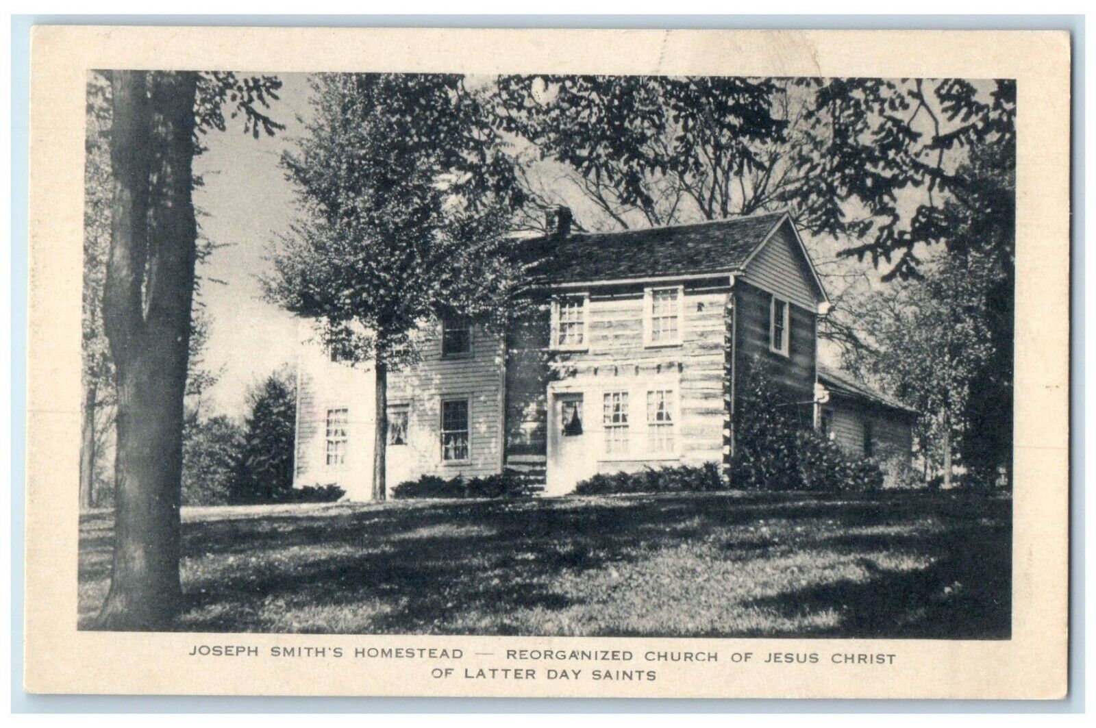 c1940 Joseph Smith's Homestead Church Latter Day Saints Nauvoo Illinois Postcard