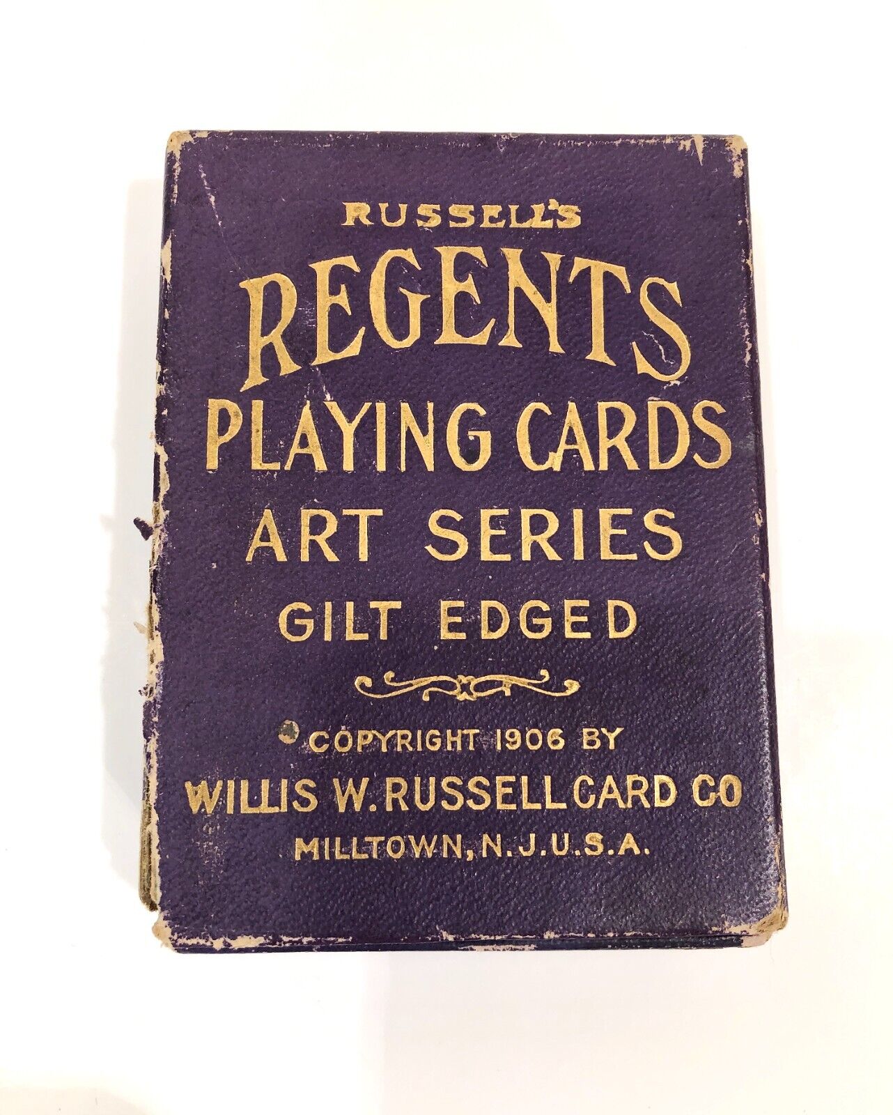 Vintage Antique 1906 Russell's Regents Playing Cards Rare Find