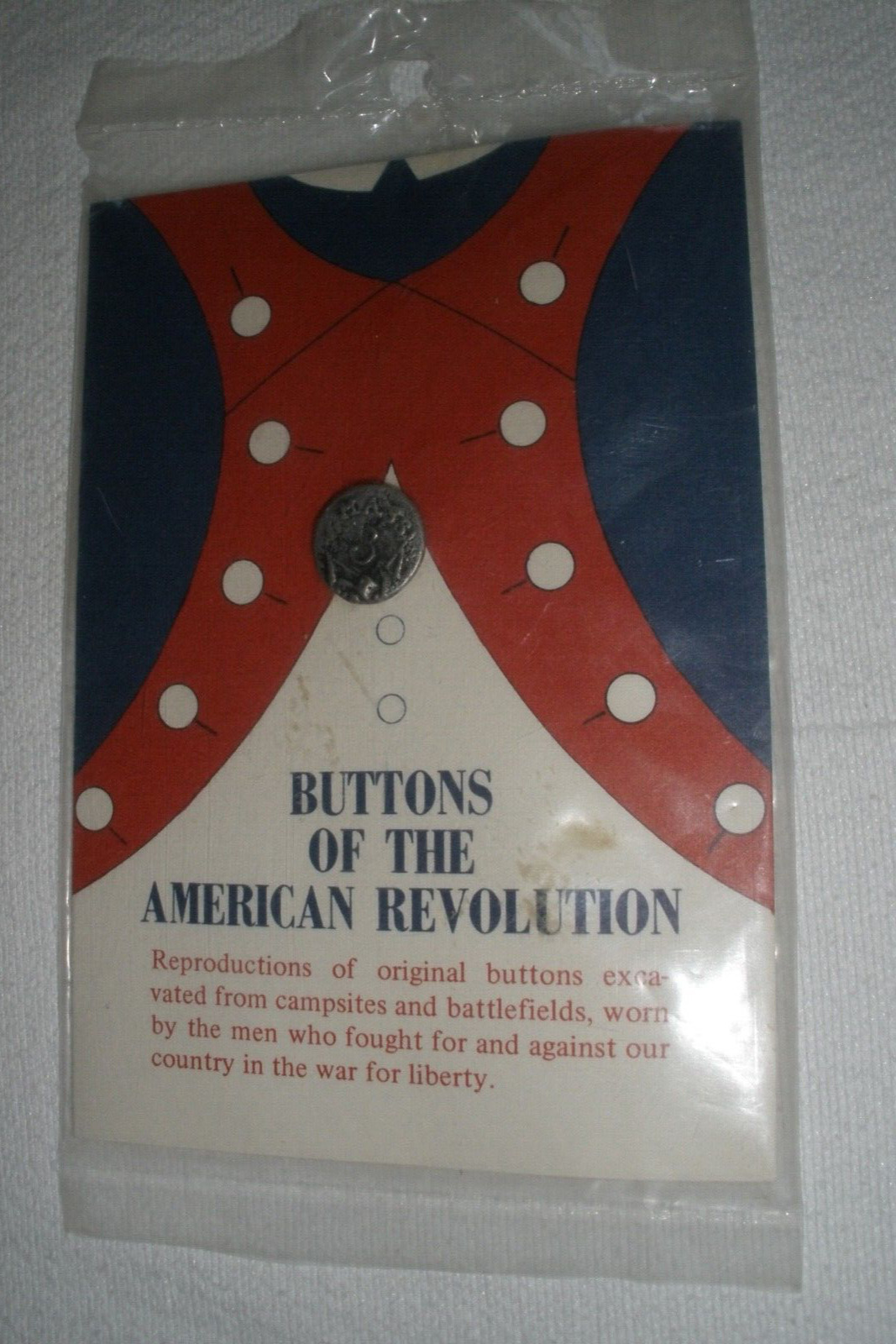 Buttons Of The American Revolution Reproduction USA 3rd Massachusetts Line RB-11