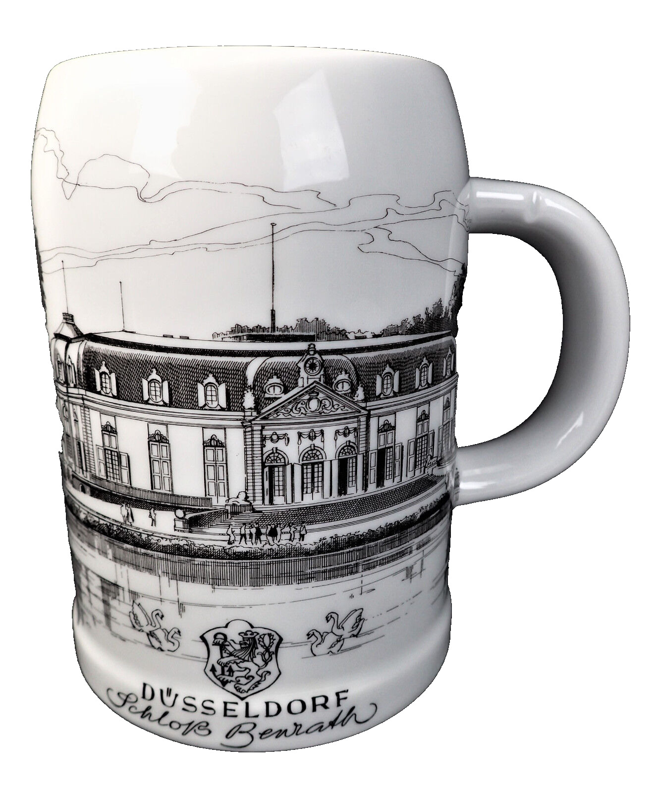 Düsseldorf Schloss Benrath Porcelain Stein Cup Mug GEGR 1849 UHLENHORST