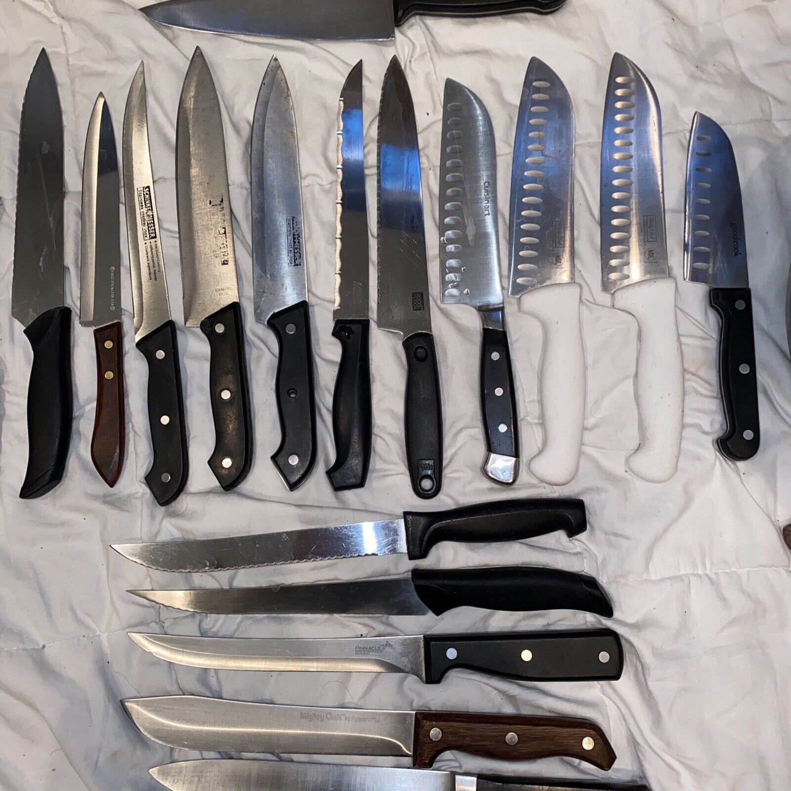 Chef KNIVES ekco , good cook,  Kitchen Butcher Knives Lot 21