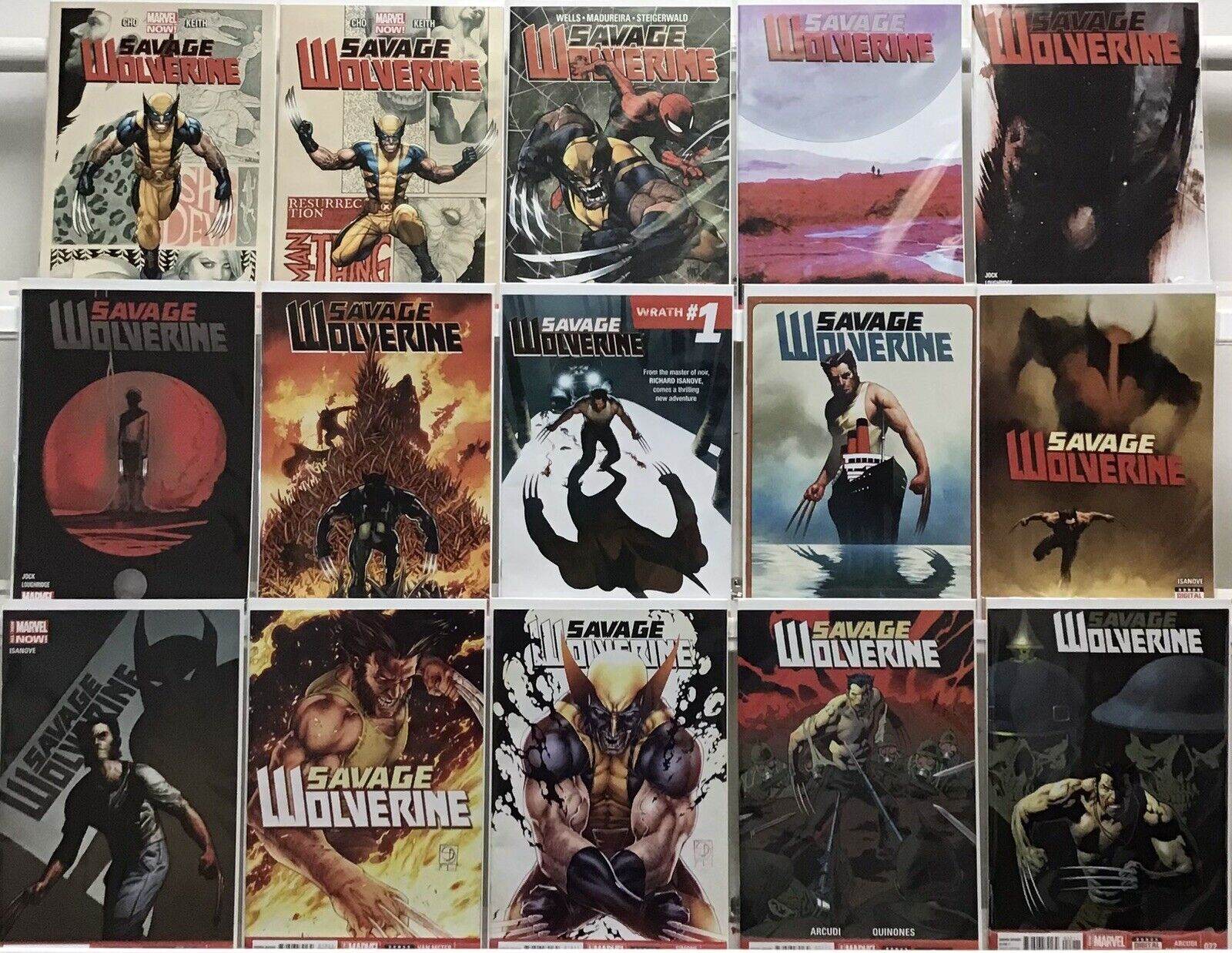 Marvel Comics Savage Wolverine Lot Of 15 Comics