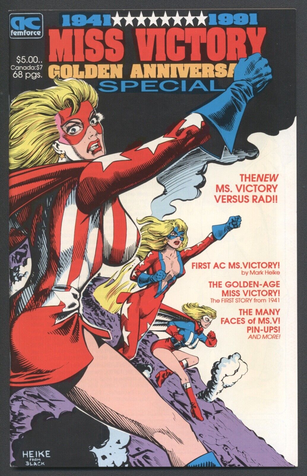 Miss Victory Golden Anniversary Special FN- AC Comics Femforce