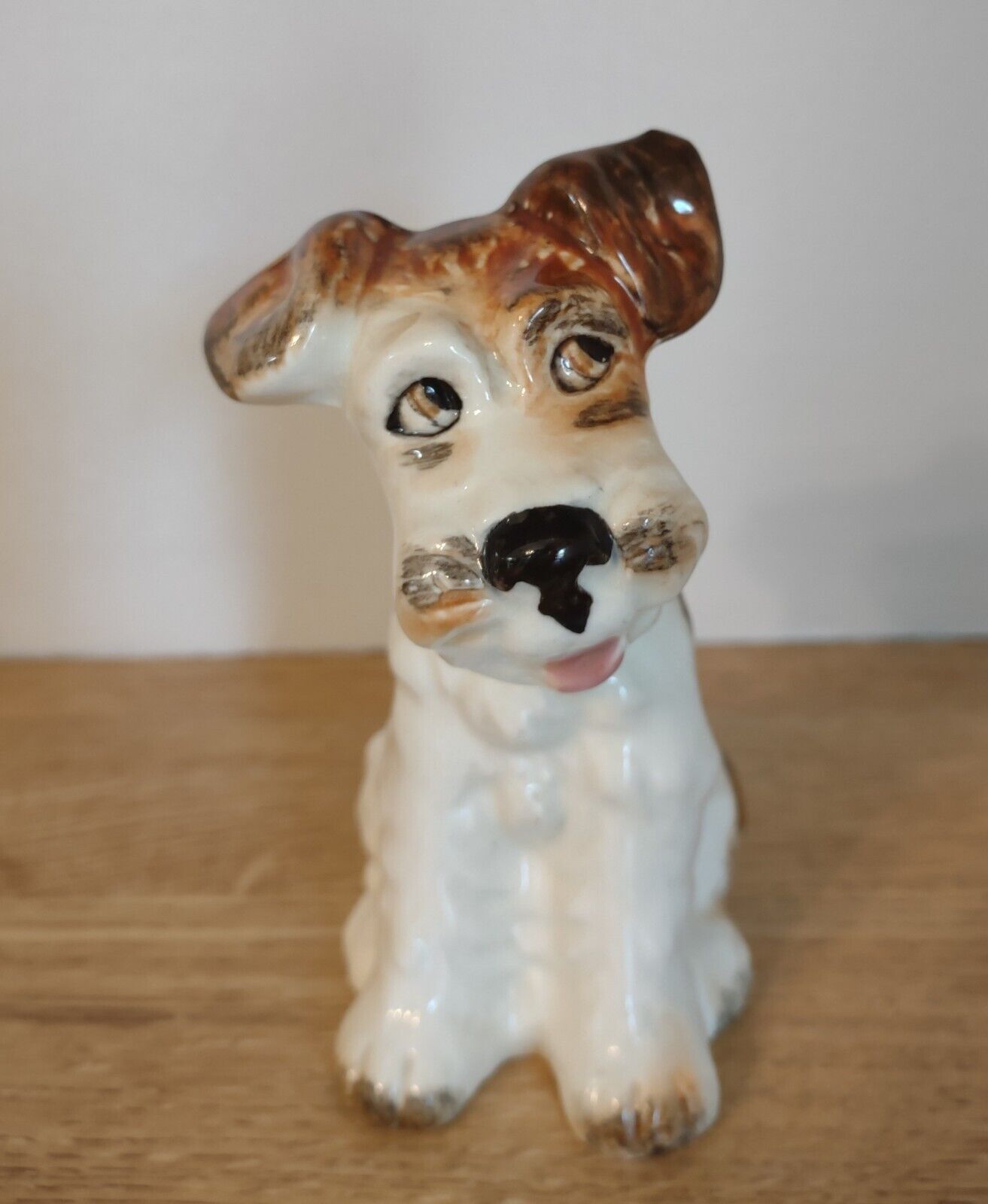 1940's English Sylvac Ceramic Terrier Dog Figurine