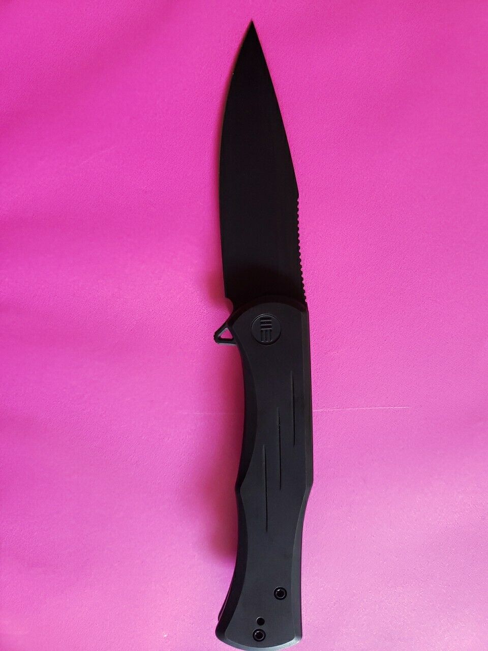 WE Knife Co Primoris Folding Knife  CPM 20CV Steel  Black Titanium  Frame Lock 