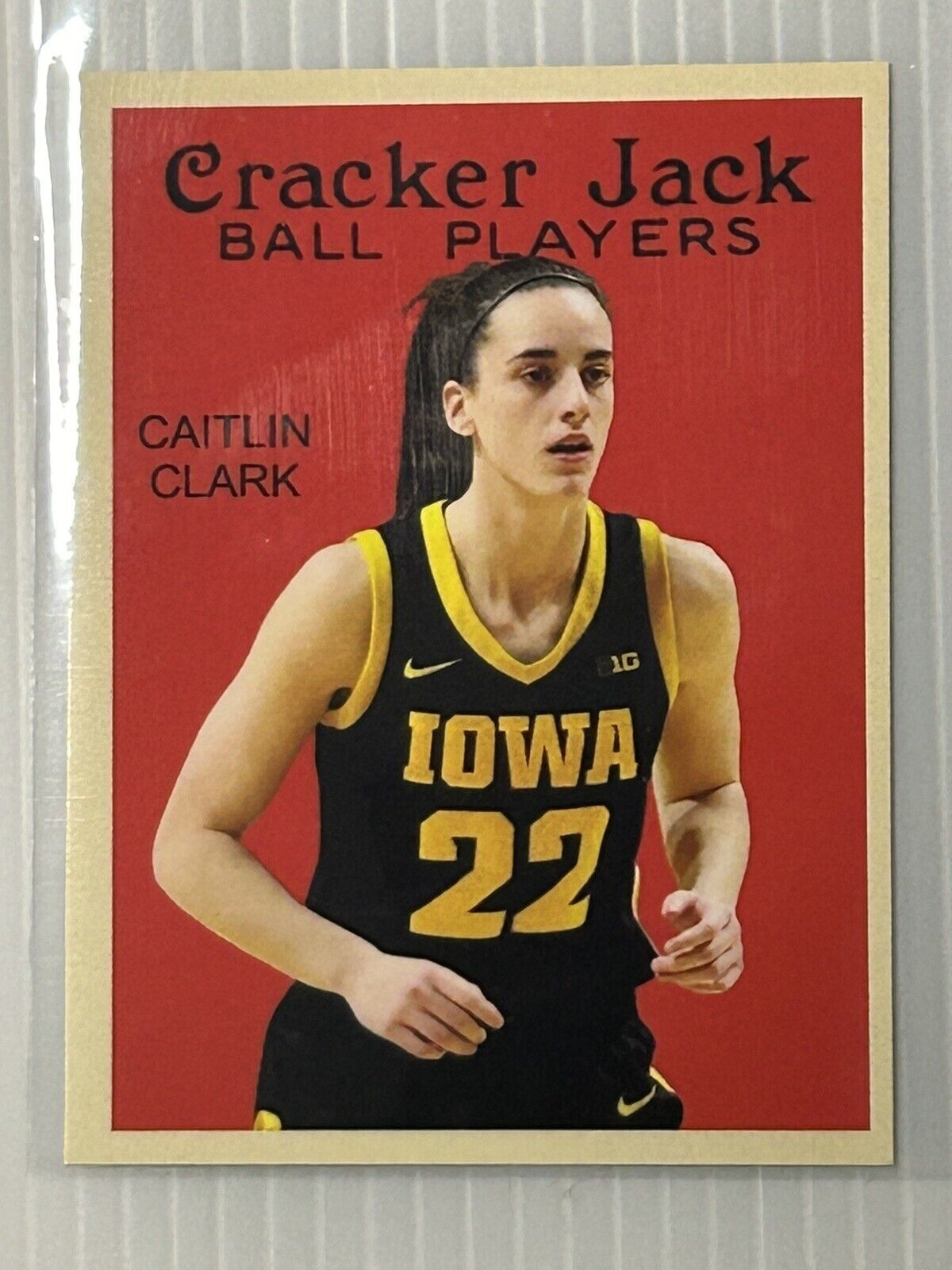 Caitlin Clark Cracker Jack card - Rare WNBA Iowa Collector Card