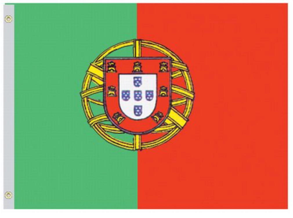 Portugal Flag Nylon 3x5 Valley Forge Flags NEW