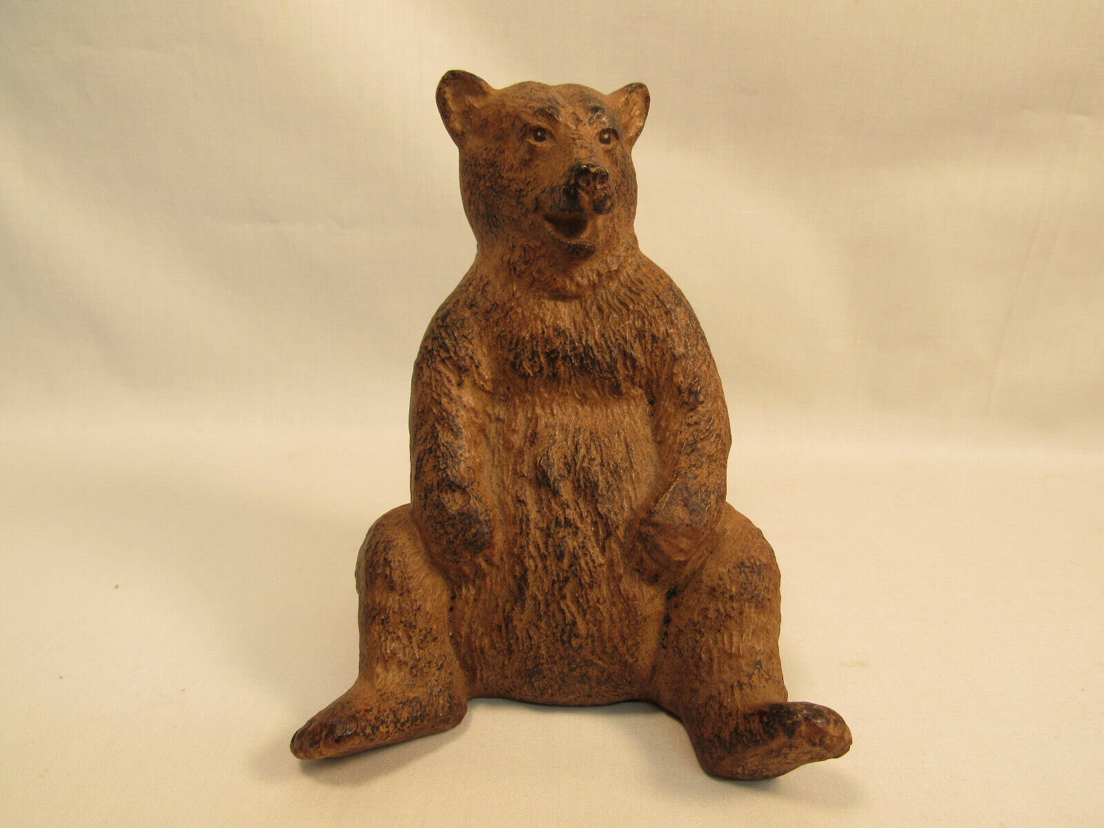 Brown Bear Figurine Sitting Kodiak Grizzly
