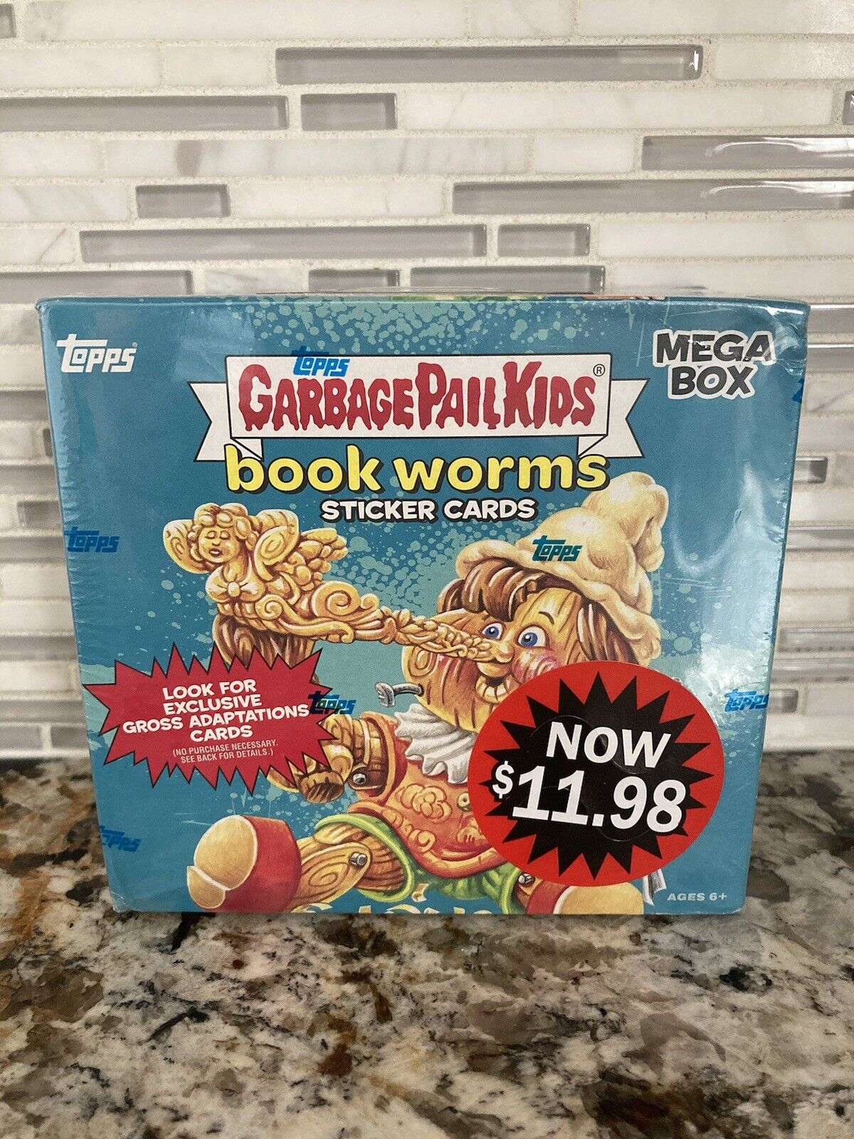 2022 Topps Garbage Pail Kids Book Worms Mega Box - Brand New Factory Sealed GPK