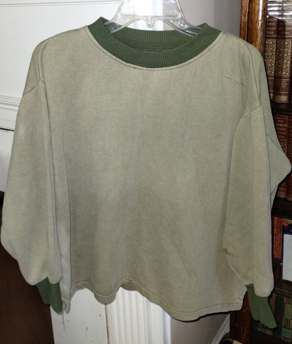 French-Army Sweatshirt OD Size 52