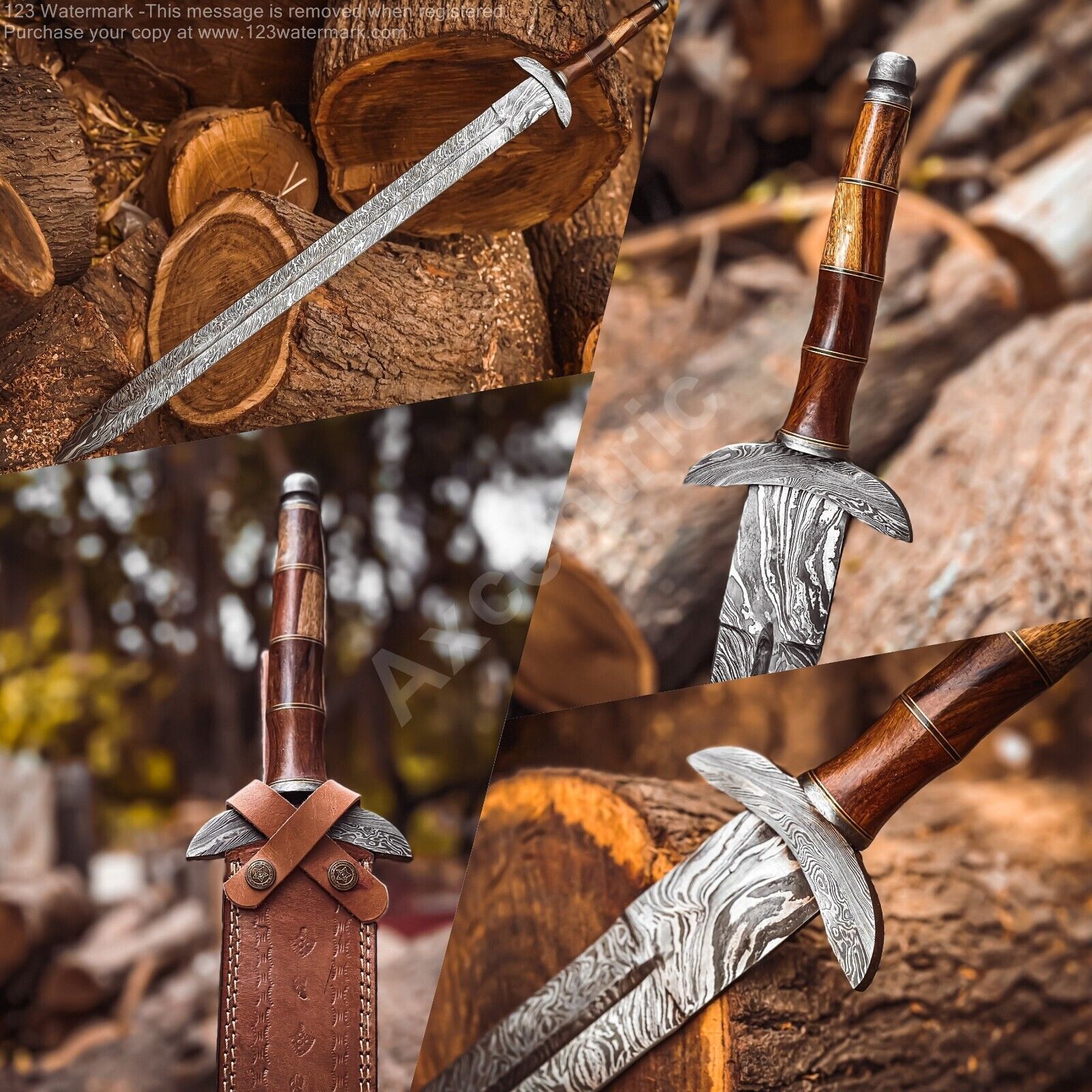 Custom Made Sword Damascus Steel Viking Best Quality Battle Ready Sword Gift for