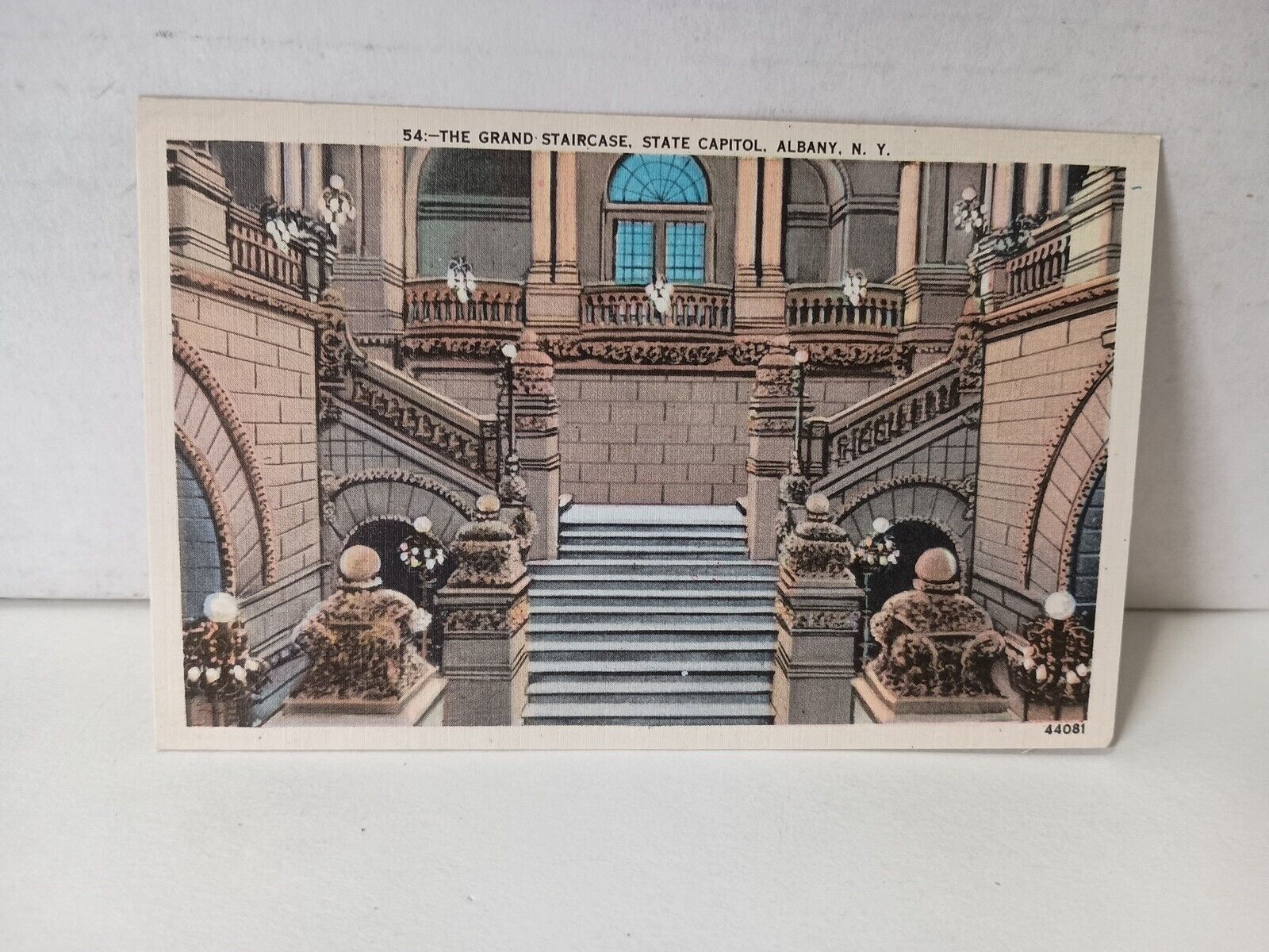 Postcard New York Albany State Capitol Grand Staircase  102227