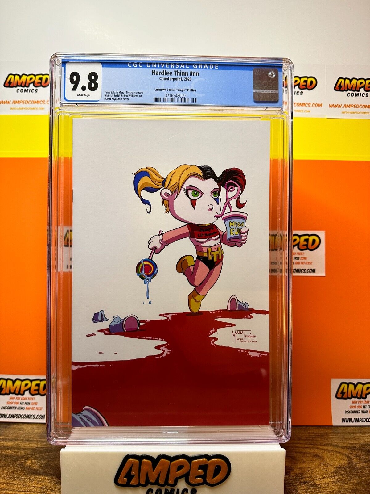 Hardlee Thinn CGC 9.8 Unknown Comics Virgin Edition Skottie Young Homage Cover
