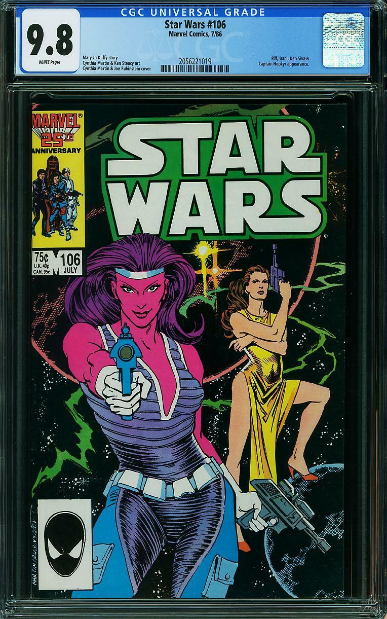 Star Wars #106 CGC 9.8 Marvel 1986 Luke Skywalker Movie L2 219 1 cm