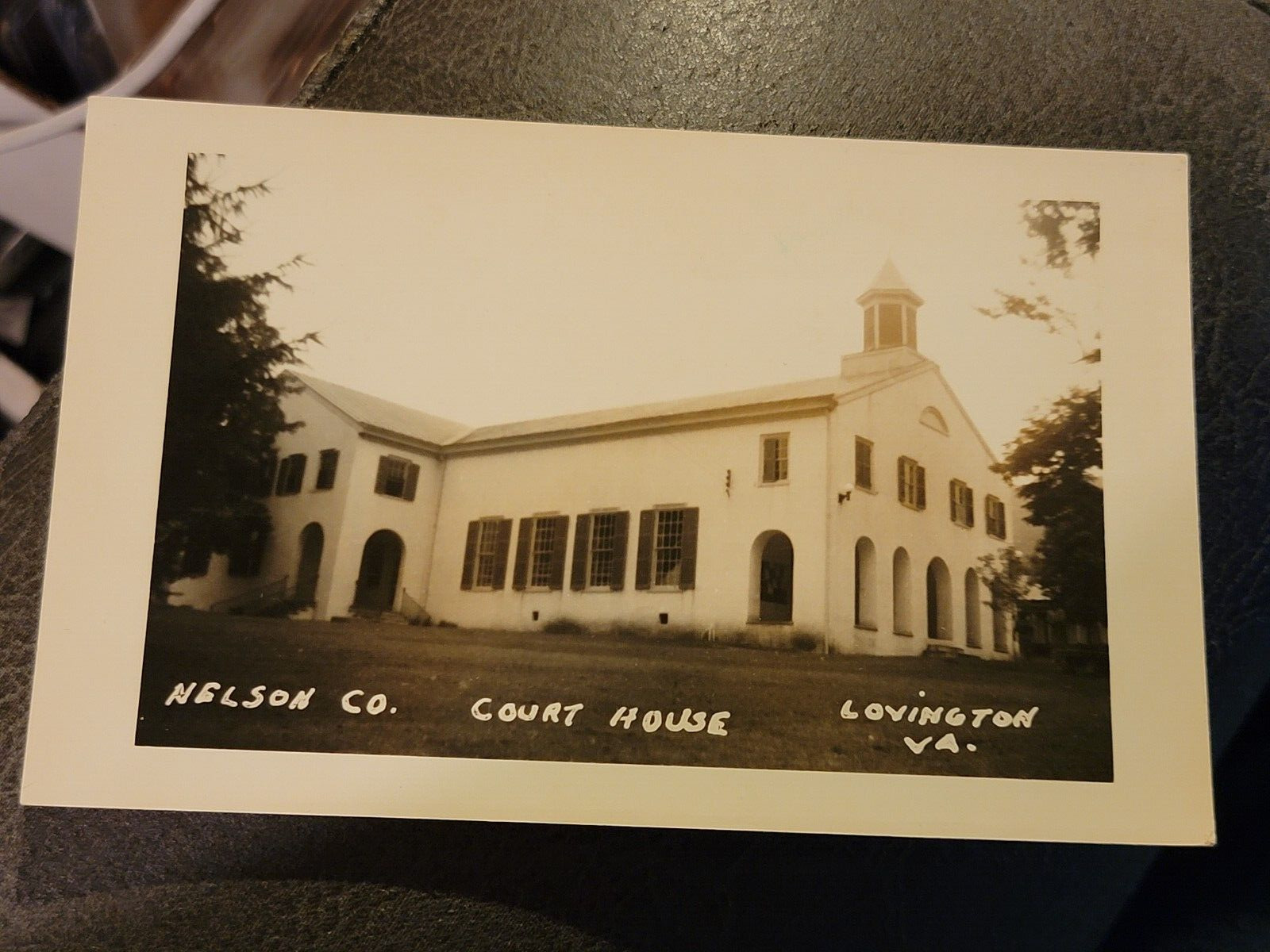 Nelson County Court House, Lovington, Virginia RPPC Postcard